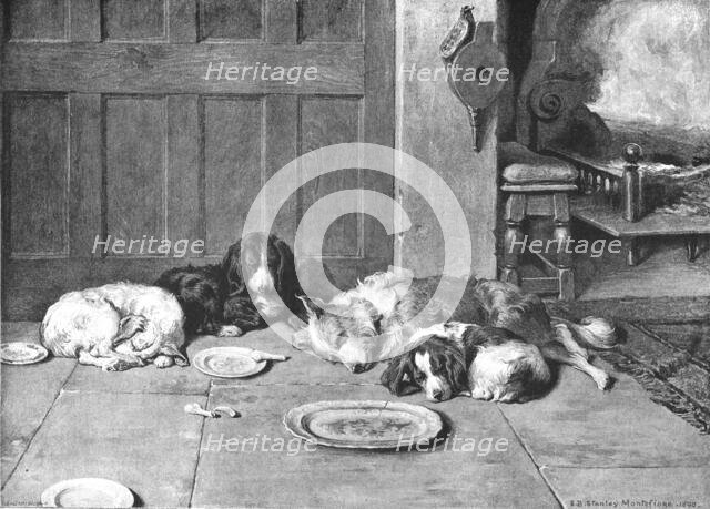 "After the Christmas Dinner" ', 1890. Creator: Edward Brice Stanley Montefiore.