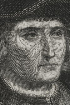 Martin Luther, (1483-1546), German theologian and Augustinian friar, 1856. Creator: Charles Geoffroy.