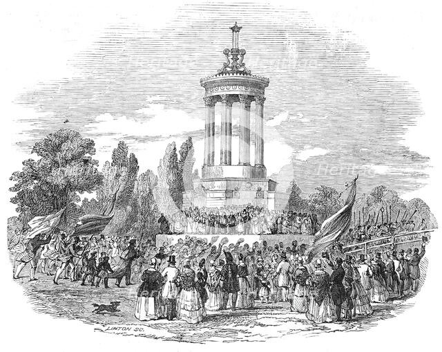 Principal view of the Monument, 1844. Creator: Unknown.