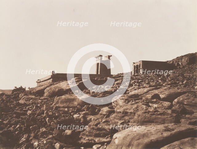 Dandoûr, Nubie, 1851. Creator: Félix Teynard.