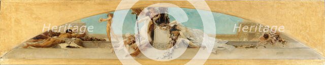 Altar of Dionysus. Study for the ceiling painting of the Burgtheater, Vienna, 1886. Creator: Klimt, Gustav (1862-1918).