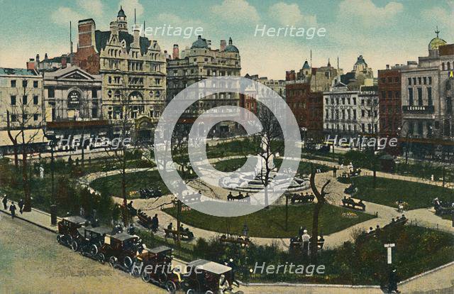 'Leicester Square, London', c1900s. Creator: Unknown.
