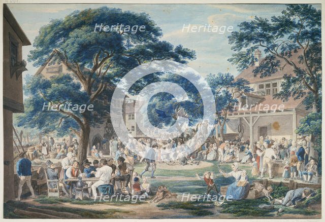 The beginning of the consecration of the church, early-mid 19th century. Creator: Anton Radl.