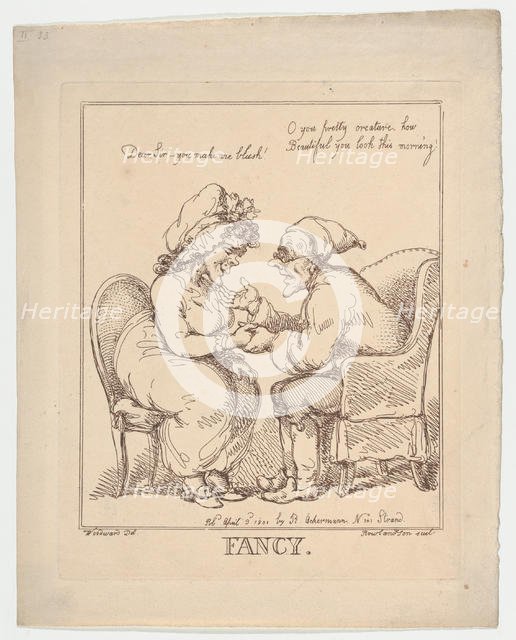 Fancy, July 20, 1801., July 20, 1801. Creator: Thomas Rowlandson.