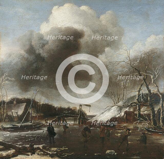 Winter Landscape, unknown date. Creator: Jan van de Cappelle.