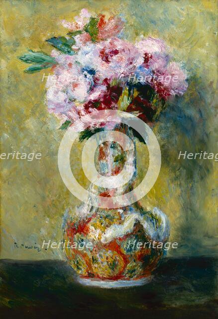 Bouquet in a Vase, 1878. Creator: Pierre-Auguste Renoir.