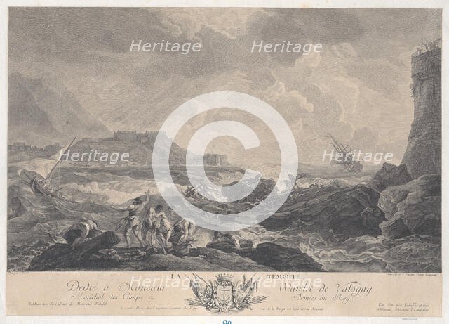 The Storm, ca. 1750-1800. Creator: Elisabeth Cousinet Lempereur.