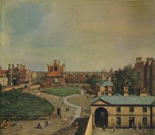 'Whitehall from Richmond House', 1746. Artist: Canaletto.