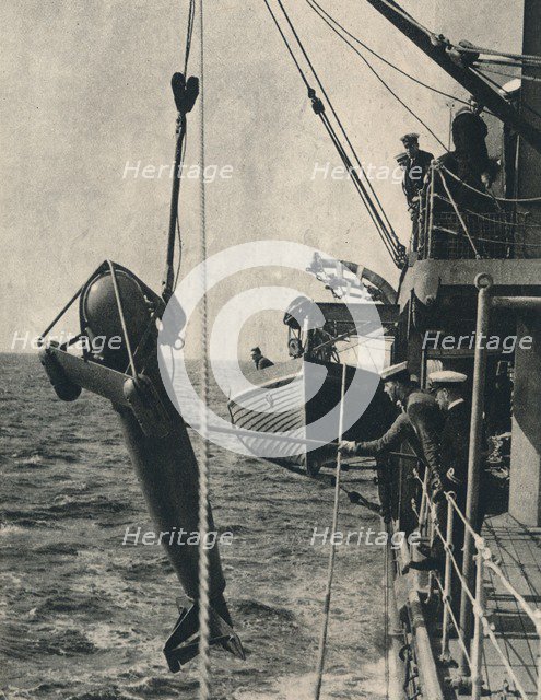 The shark-shaped paravane, 1943. Artist: Unknown.