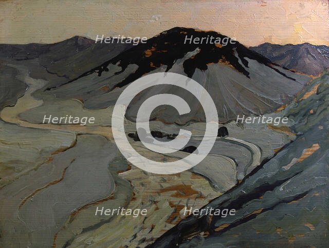 Egyptian landscape, 1895. Creator: Cottet, Charles (1863-1925).