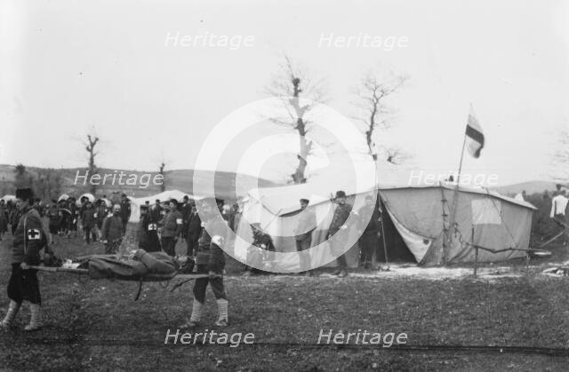Carrying dead, Tchataldja #5, between c1910 and c1915. Creator: Bain News Service.