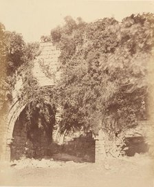 Kirkstall Abbey. Ruins on the South Side, 1850s. Creator: Joseph Cundall.