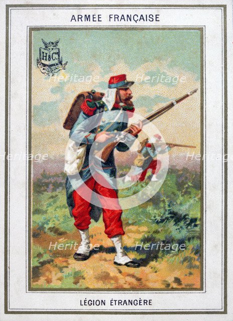 French Foreign legionnaire, c1900. Artist: Unknown