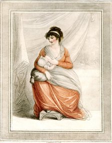 'Woman breastfeeding', c1780-1820Artist: Thomas Cheesman