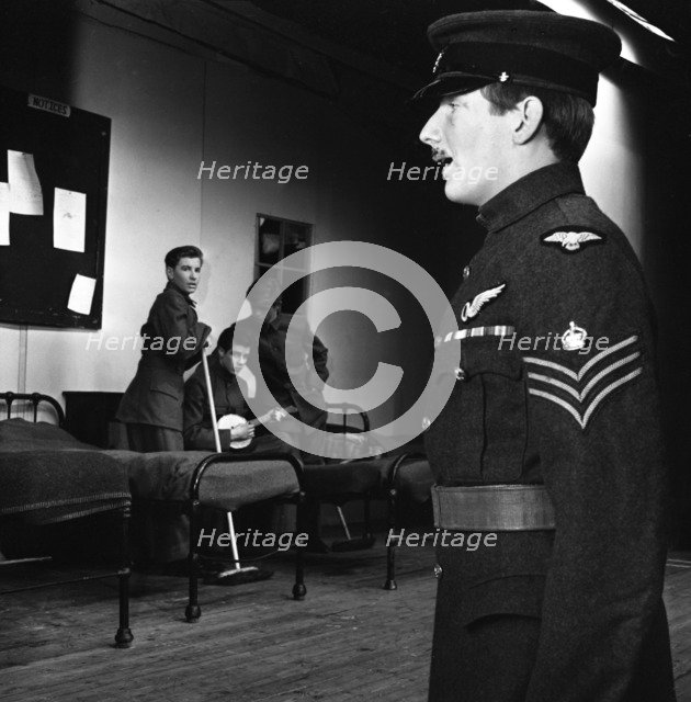 A scene from the Terence Rattigan play, Ross, Worksop College, Nottinghamshire, 1963.  Artist: Michael Walters