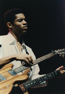 Stanley Jordan,  London Jazz Festival, Town and Country Club, October 1990. Creator: Brian Foskett.