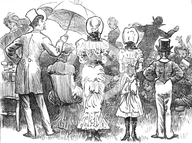 Children's Day in the Country: Patronage, 1881. Creator: Unknown.