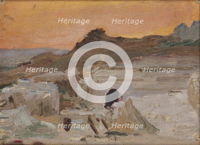 Syracuse (The Greek Theater, Evening), 1910. Creator: Jan Ciaglinski.