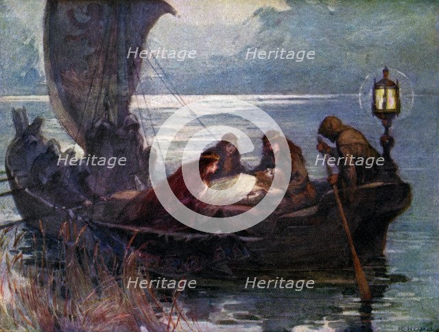 The Passing of Arthur, 1925. Artist: Unknown