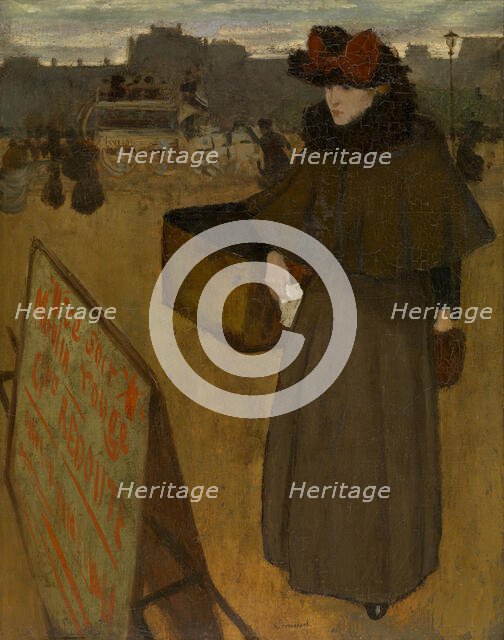 Errand Girl. Creator: Evenepoel, Henri Jacques Edouard (1872-1899).