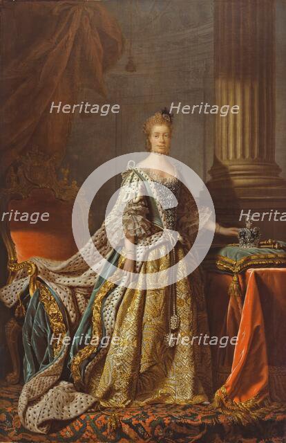 Queen Charlotte, probably 1762-66. Creator: Allan Ramsay.