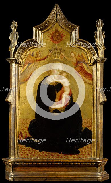 Madonna and Child with Angels, ca. 1445-50. Creator: Sassetta.