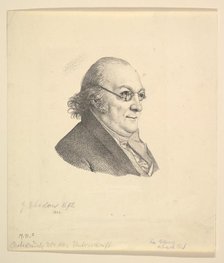 Portrait of Siegmund Wilhelm Wohlbruck (1762-1834).n.d. Creator: Johann Gottfried Schadow.