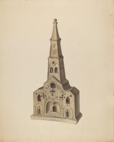 Church, c. 1938. Creator: Mina Lowry.