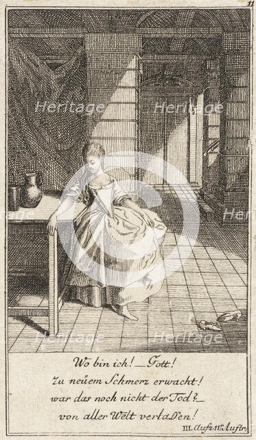 Plate 11 from The Deserter by Sedaine, 1775. Creator: Daniel Berger.