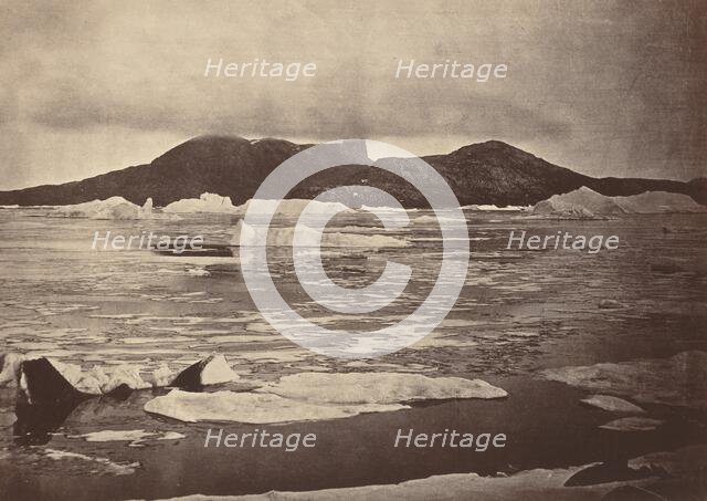 The Arctic Regions: No. 92.* The Devil's Thumb partially enveloped in a fog..., 1869. Creators: John L Dunmore, George P. Critcherson.