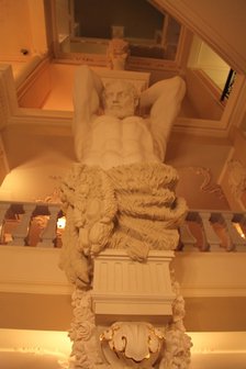 Statue, interior of the Taleon Imperial Hotel, St Petersburg, Russia, 2011.  Artist: Sheldon Marshall