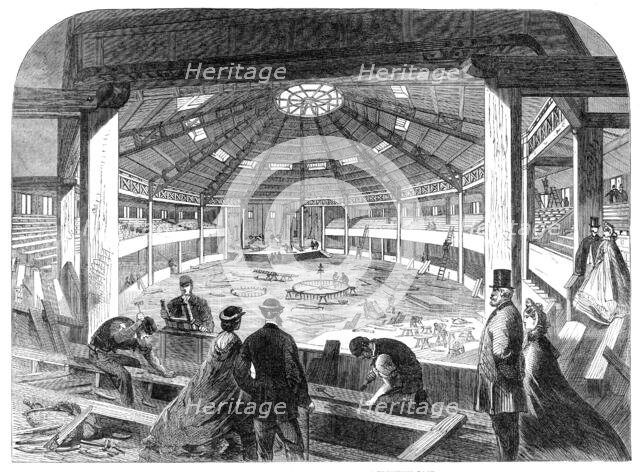 Interior of the Shakspeare Pavilion at Stratford-on-Avon, 1864. Creator: Unknown.