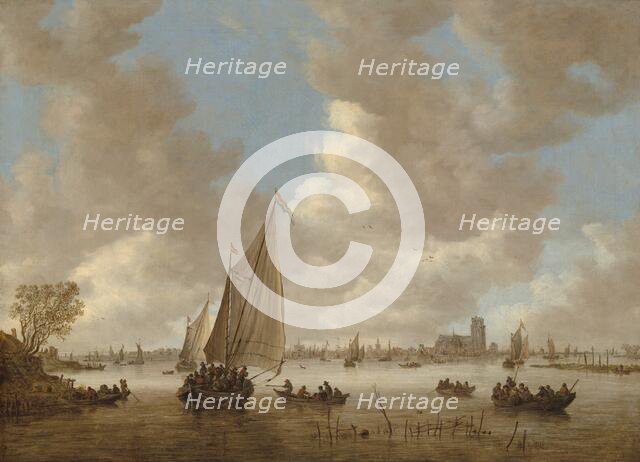 View of Dordrecht from the North, early 1650s. Creator: Jan van Goyen.