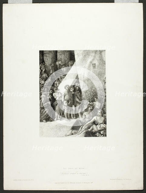 The Days of Noah, 1860. Creator: James Smetham.