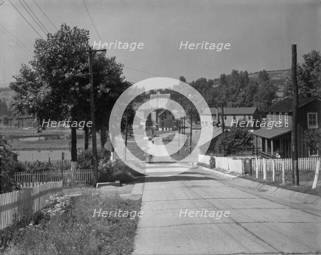 Mining town, Frick Mining Company, Pennsylvania, Westmoreland County, 1935. Creator: Walker Evans.
