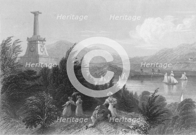 'The Tomb of Kosciusko', 1837.  Artist: R Young.