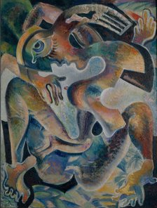 Nude in a Abstraction, 1926. Artist: Baranov-Rossiné, Vladimir Davidovich (1888-1942)