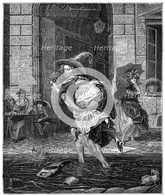 Passage Through The Storm, (1885).Artist: Garnier