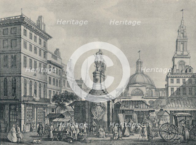 'The Stocks Market, 1738', (1920). Artist: Henry Fletcher.