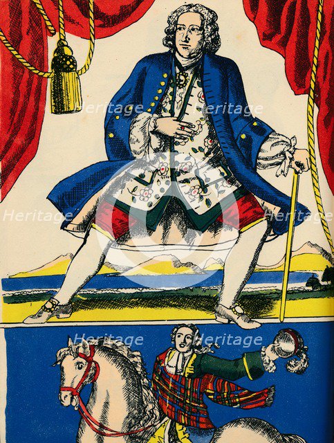 George II, King of Great Britain and Ireland from 1727, (1932). Artist: Rosalind Thornycroft.