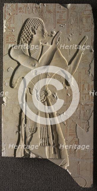 Mentuemhat in Ecclesiastical Dress, c. 667-647 BC. Creator: Unknown.
