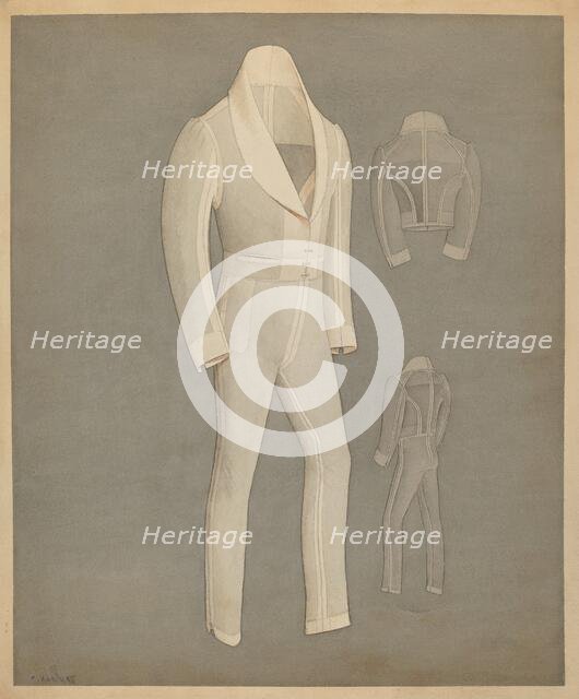 Coat and Trousers, c. 1937. Creator: Creighton Kay-Scott.
