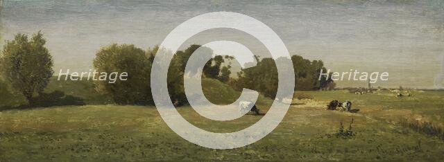 Landscape near Abcoude, 1860-1870. Creator: Paul Joseph Constantin Gabriel.