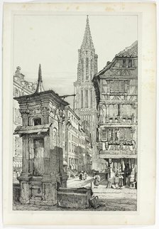 Strasbourg, 1833. Creator: Samuel Prout.