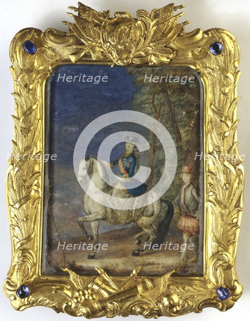 Equestrian Portrait of Empress Catherine II (1729-1796). Artist: Stenglin, Johann (1715-1770)