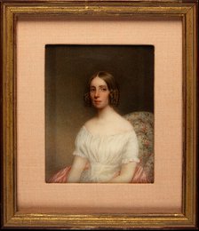 Portrait of a Lady, ca. 1850. Creator: Henry Brintnell Bounethea.