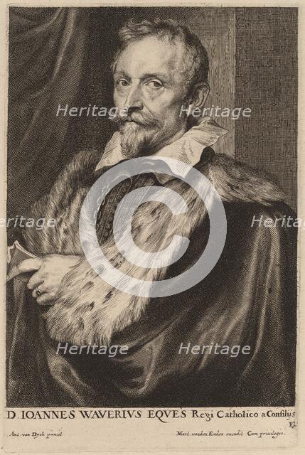Jan van der Wouwer, probably 1626/1636. Creator: Anthony van Dyck.