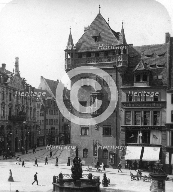 Nassauer Haus, Nuremberg, Bavaria, Germany, c1900. Artist: Wurthle & Sons