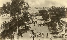 'A Portion of the Sadar Bazar, Rawalpindi - Taken from the Massy Gate', c1918-c1939. Creator: Unknown.