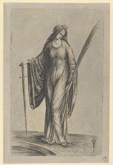 Saint Catherine, ca. 1501-3. Creator: Jacopo de' Barbari.
